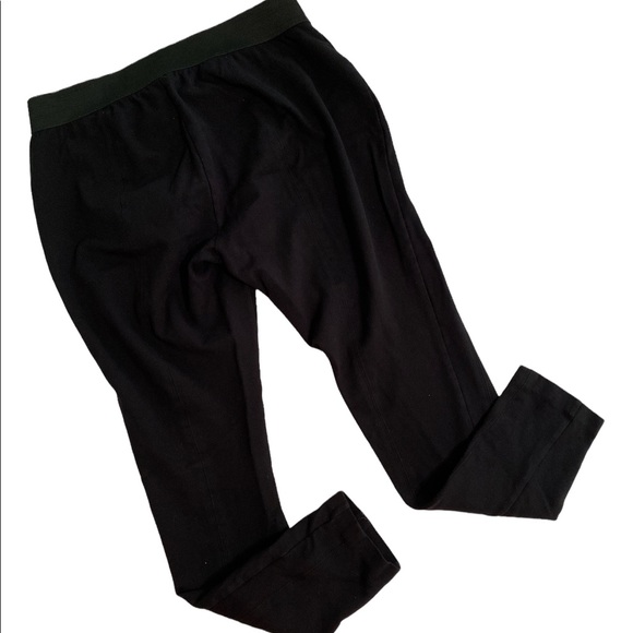 Talbots Black Elastic Waist Pull On Leggings - Size 1X - Picture 2 of 5